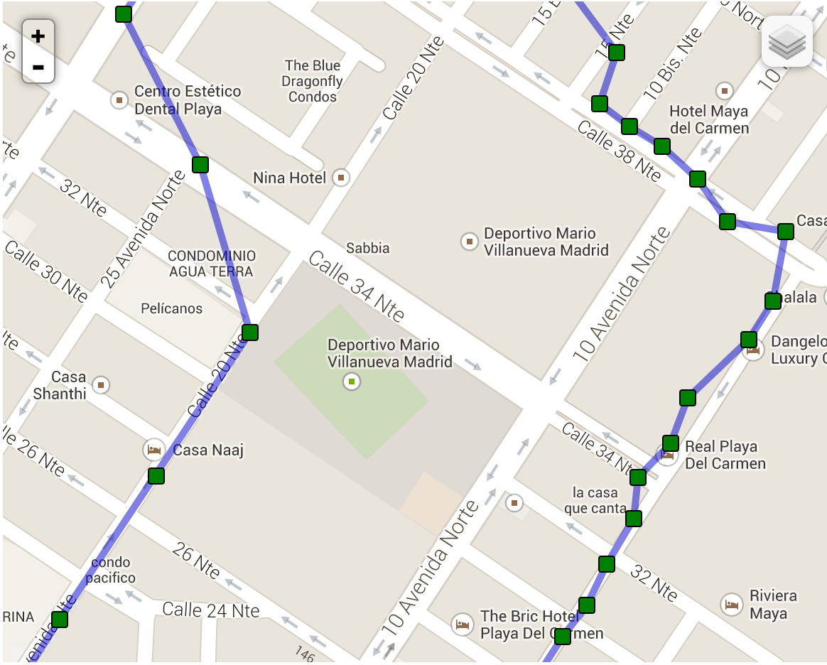 distanceFilter at city scale